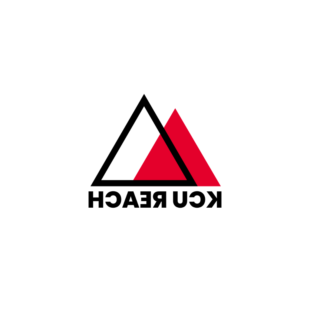 Alberta Women's Health Foundation logo featuring a stylized red triangle with inner cut-out sections against a white background.